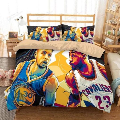 Stephen Curry Vs Lebron James Customize Bedding Set