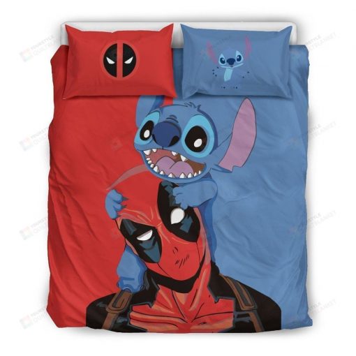 Stitch & Deadpool Disney 15 Bedding Set