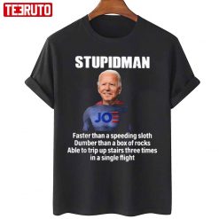 Stupïdman Joe Bïden Chant Impeach Dumber T-Shirt