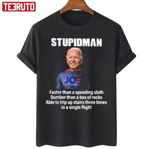 Stupïdman Joe Bïden Chant Impeach Dumber T-Shirt