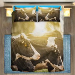 Sunset Cow Bedding Set