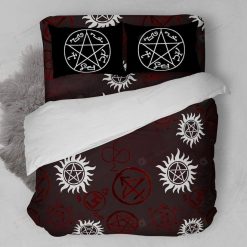 Supernatural Symbols Custom Bedding Set