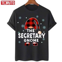The Secretary Gnome Funny Matching Pajama Group Christmas Unisex T-Shirt