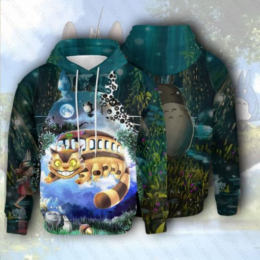 Totoro Hoodie 3D