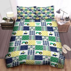 Tractors Are Green Bedding Set