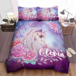 Unicorn Purple Pastel Bedding Set