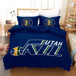 Utah Jazz Basketball Bedding Set