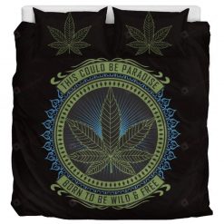 Weed Paradise Bedding Set