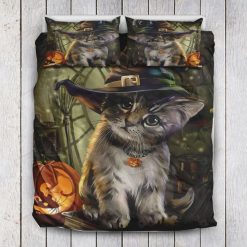 Witch Kitten Bedding Set
