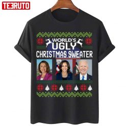 World’s Ugly Pelosi Kamala Joe Biden Christmas Unisex T-Shirt