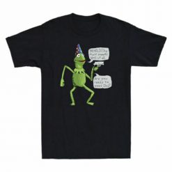 Yer A Wizard Kermit Funny Frog With Gun Meme Unisex T-Shirt