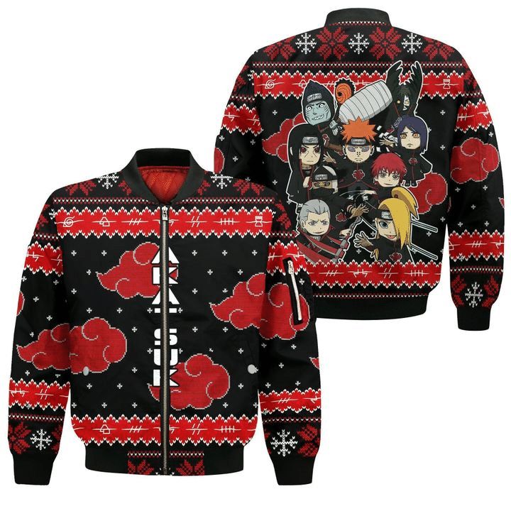 Akatsuki Ugly Christmas Naruto Anime Manga 3D Bomber