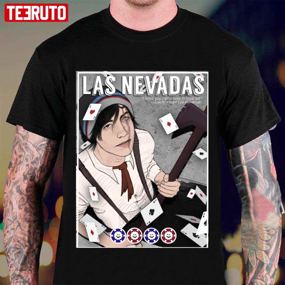 Anime Style Quackity From Las Nevadas Unisex T-Shirt