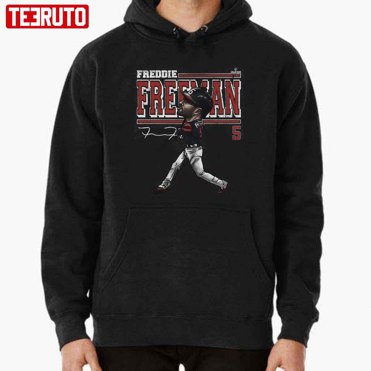 Atlanta Baseball Freddie Freeman Cartoon Unisex Hoodie