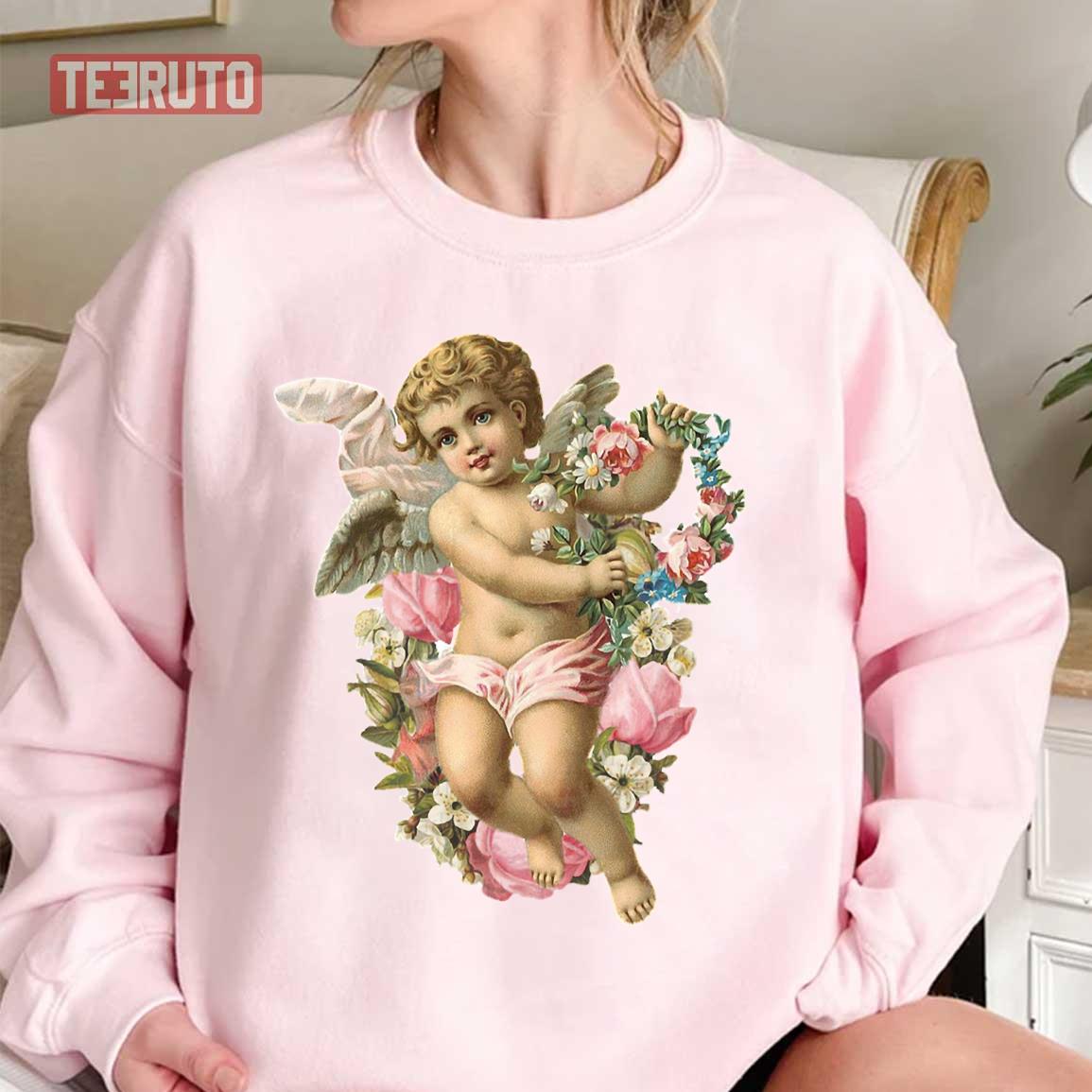 Baby Angel Cupid Valentine Unisex Sweatshirt