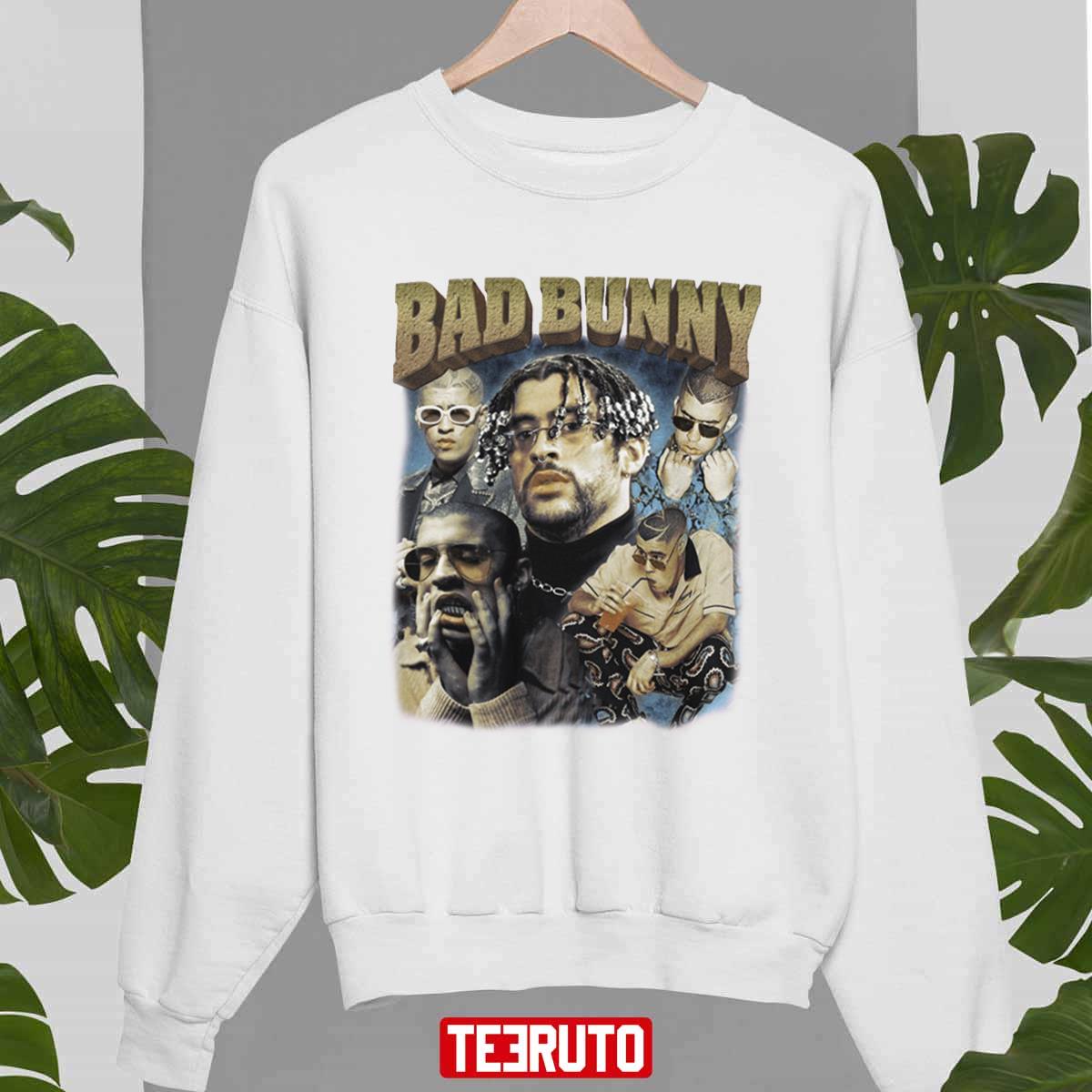Bad Bunny Rap Hip-Hop Vintage Retro Unisex T-Shirt