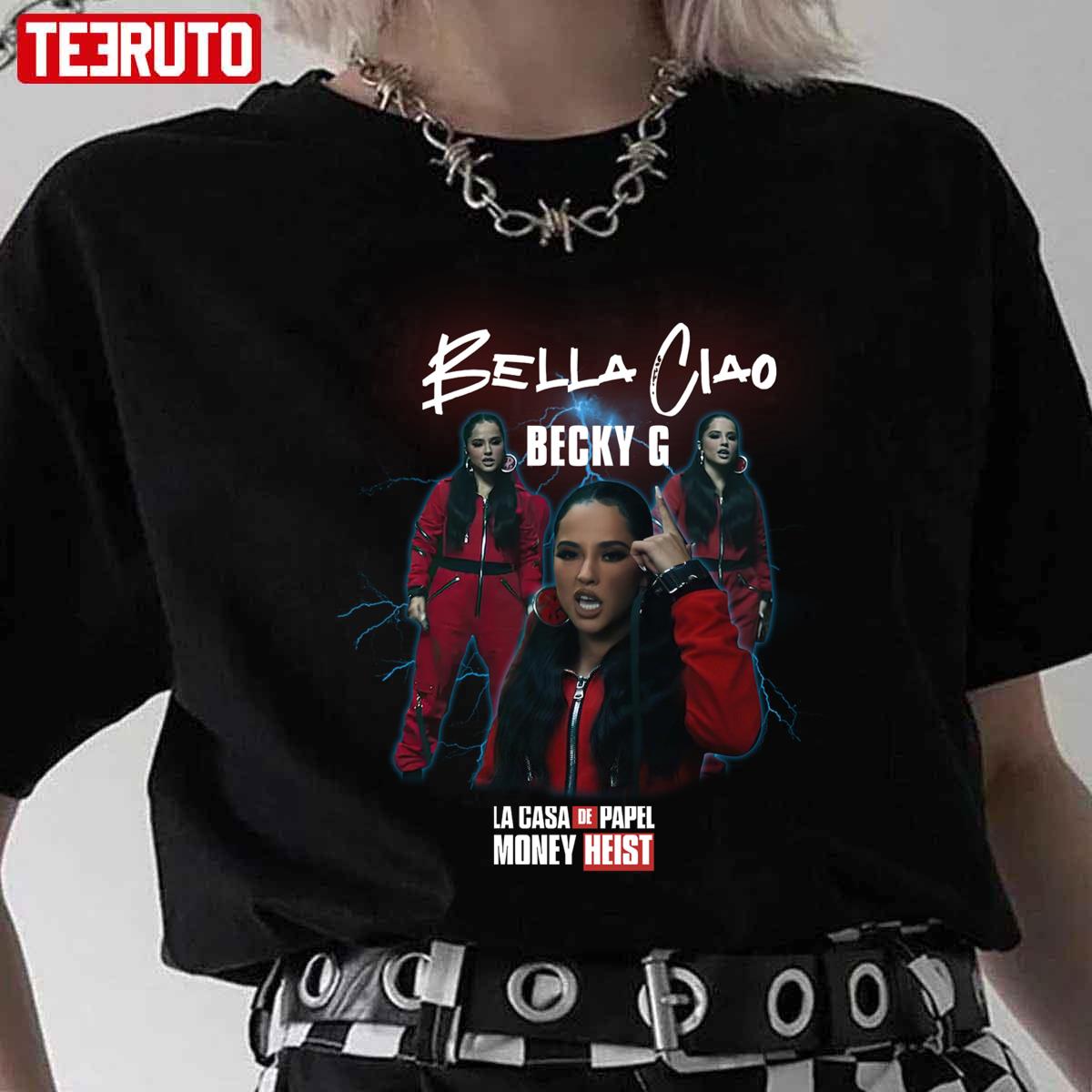 Bella Ciao Beky G La Casa De Papel Money Heist Bootleg Vintage Unisex T-Shirt