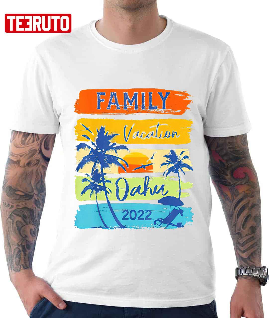 Best Oahu Hawaii Hawaiian Vacation 2022 Unisex T-Shirt