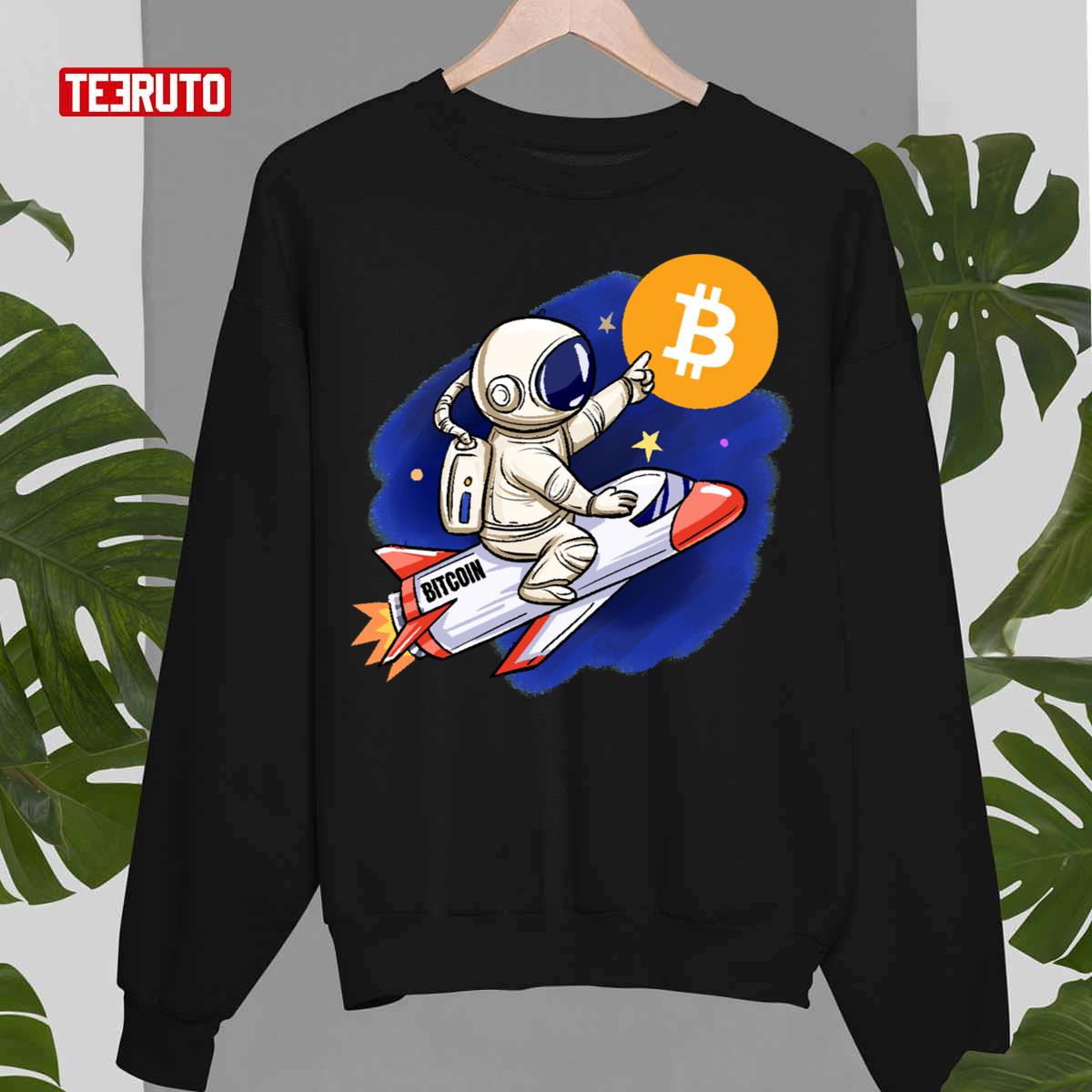 Bitcoin Astronaut Unisex T-Shirt - Teeruto