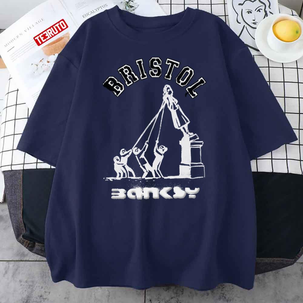 Bristol Statue Banksy Unisex T-Shirt