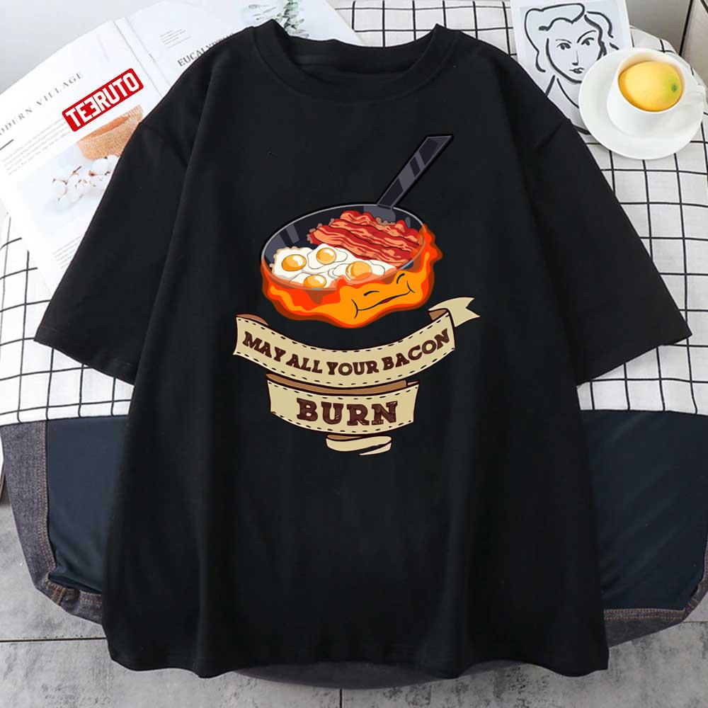 Calcifer May All Your Bacon Burn Ghibli Unisex T-Shirt