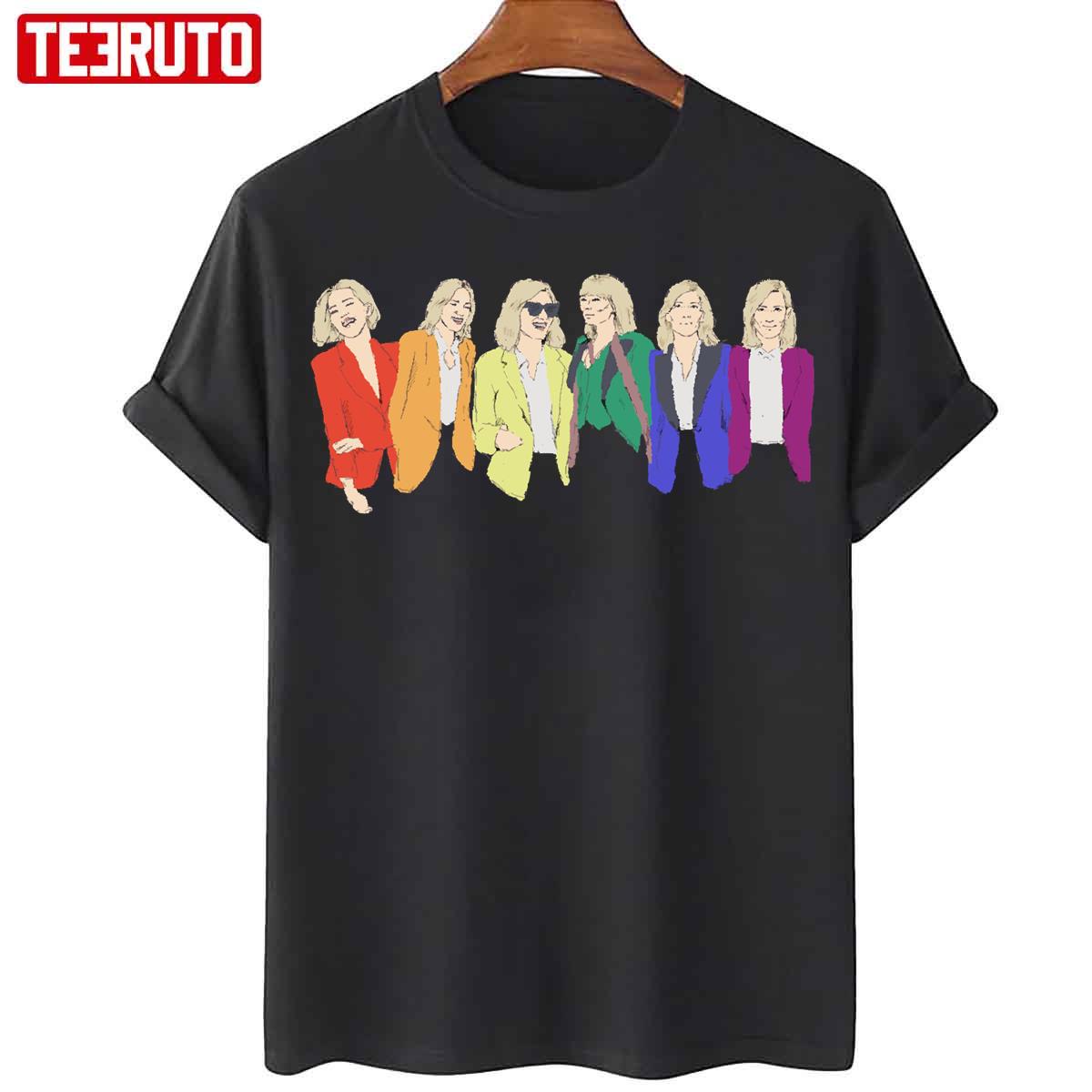 Cate Blanchett Rainbow Pride Flag Unisex T-Shirt