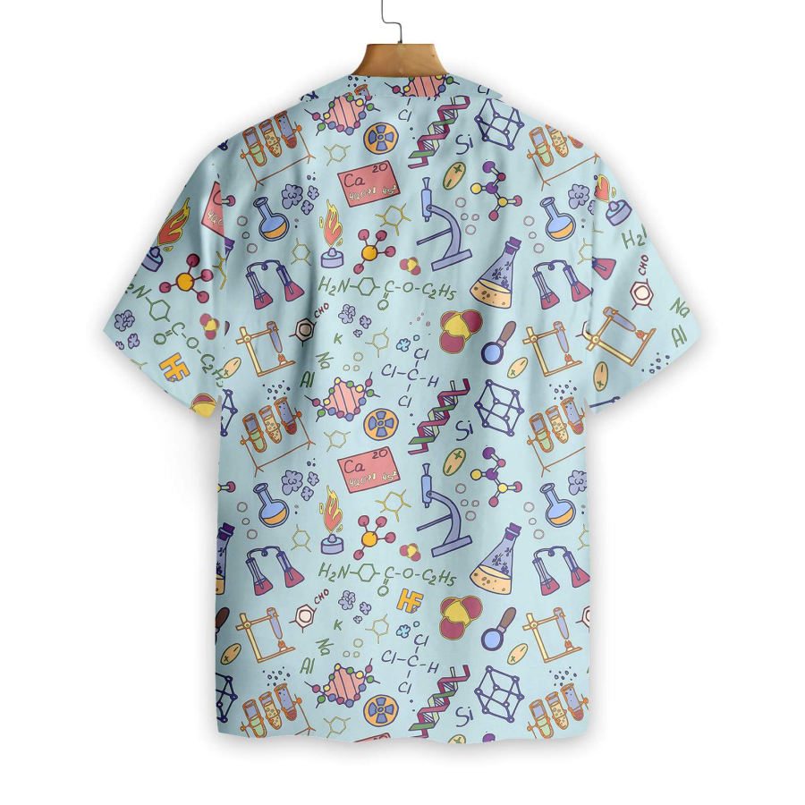 Chemistry Teacher Pattern Hawaiian Shirt