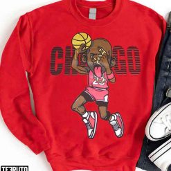 Chicago Michael Jordan Tongue Out Unisex Sweatshirt