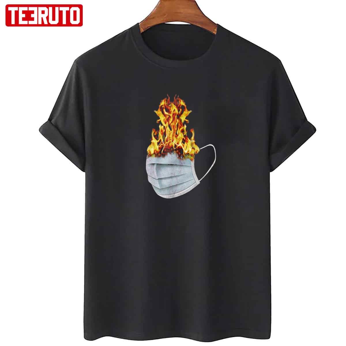Culture Social Expression Masks Surreal Flame 2022 Unisex T-Shirt