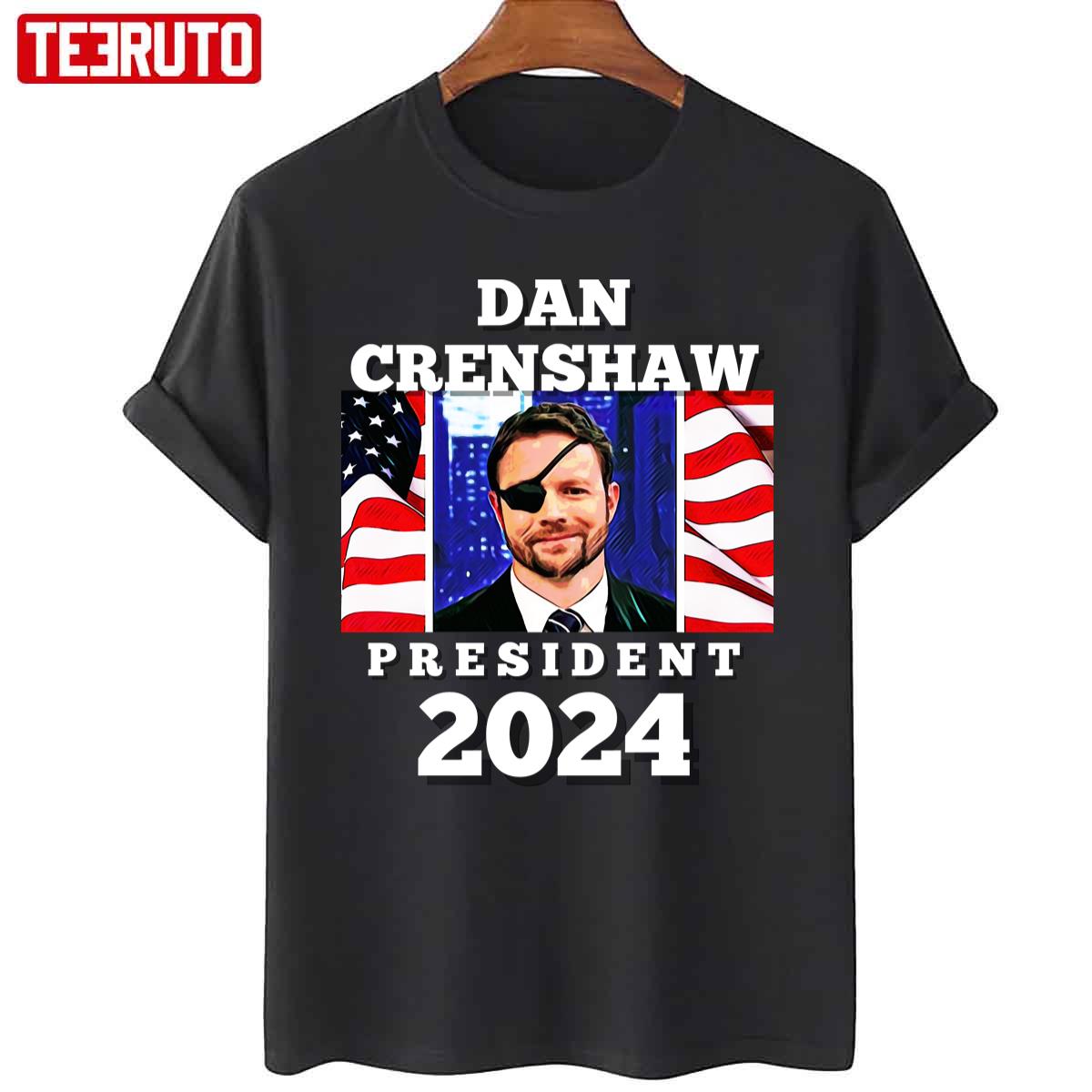 Dan Crenshaw For President 2024 Conservative Republican Unisex T-Shirt