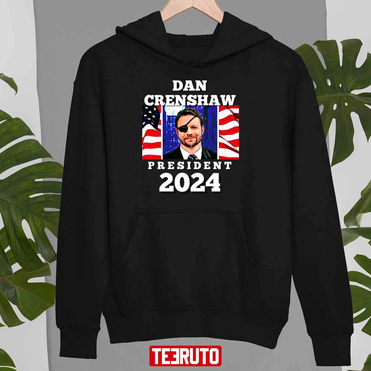 Dan Crenshaw For President 2024 Conservative Republican Unisex TShirt