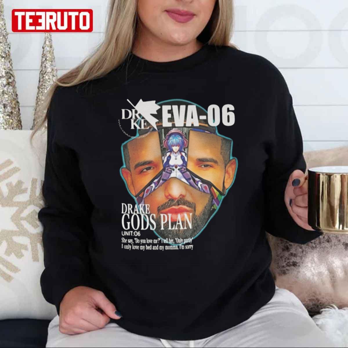 Eva 06 Gods Drake Evangelion  Unisex Sweatshirt