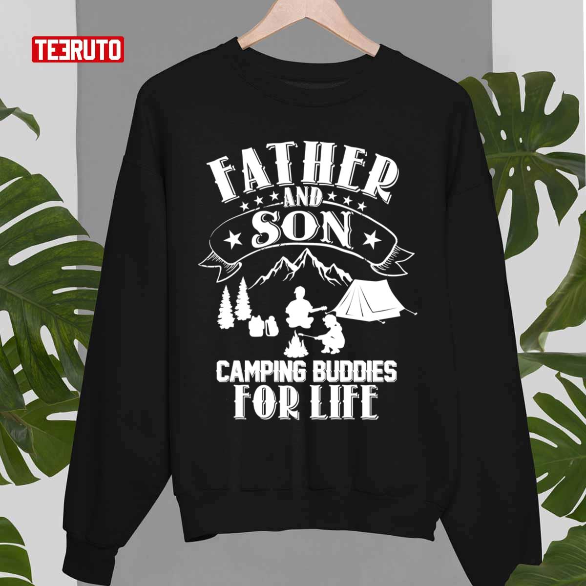 Father And Son Camping Buddies Unisex Sweatshirt