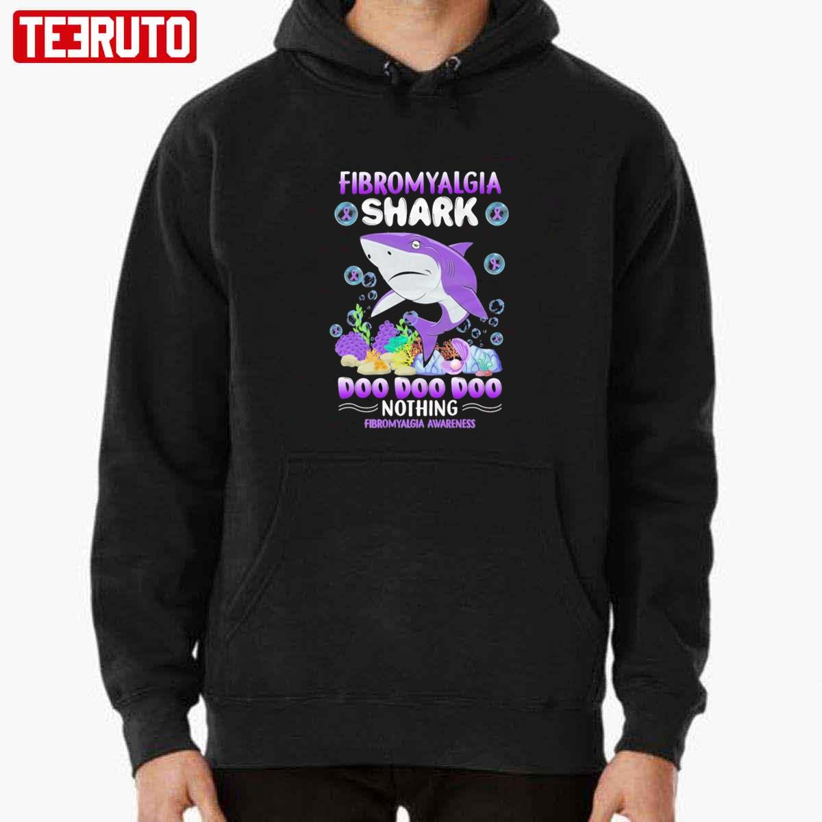 Fibromyalgia Awareness Shark Doo Doo Doo Nothing Unisex T-Shirt