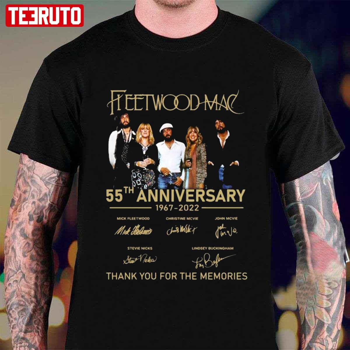Fleetwood Mac 55th Anniversary 1967 2022 Signatures Unisex T-Shirt