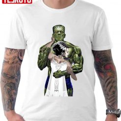 Frankenstein And Bride Love Husband And Wife Valentine Unisex Sweatshirt T-Shirt