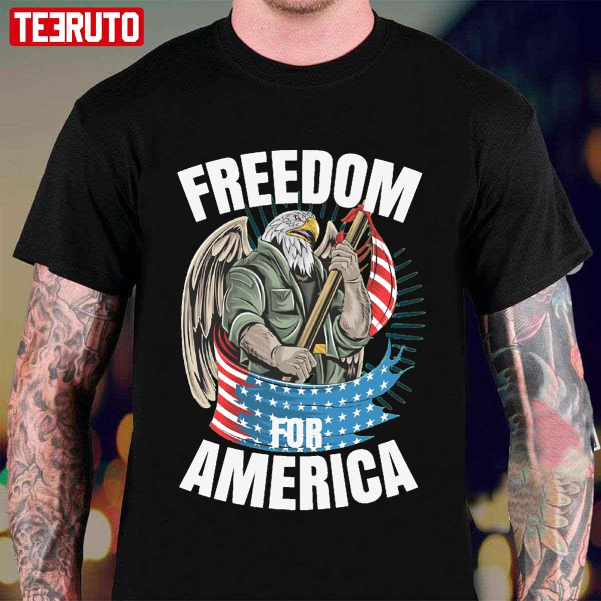 Freedom For America Free America Unisex T-Shirt