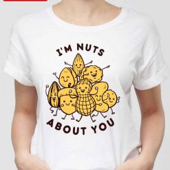 Funny Peanuts I'm Nuts About You Unisex Sweatshirt T-Shirt