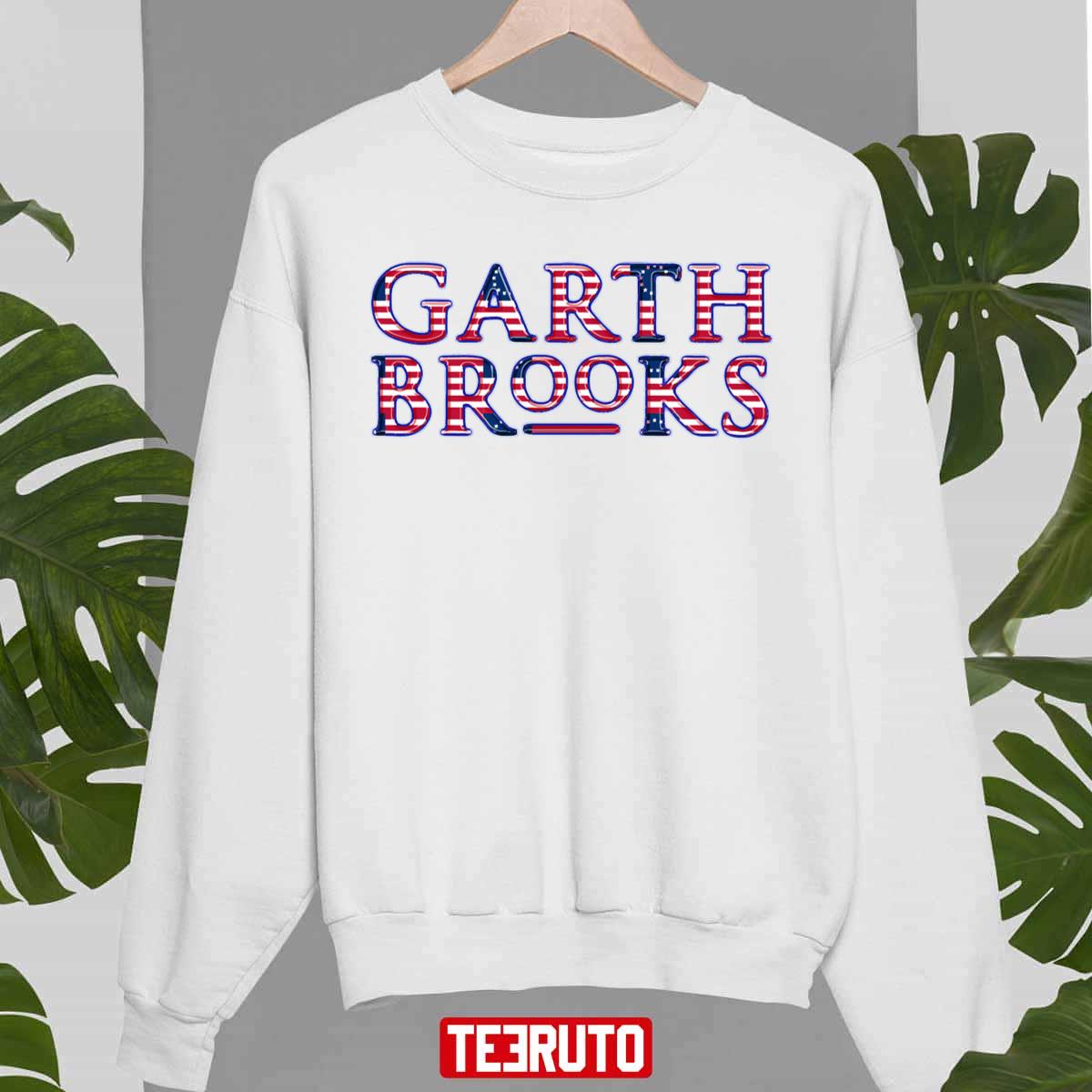 Garth Brooks America Flag Title Unisex Sweatshirt