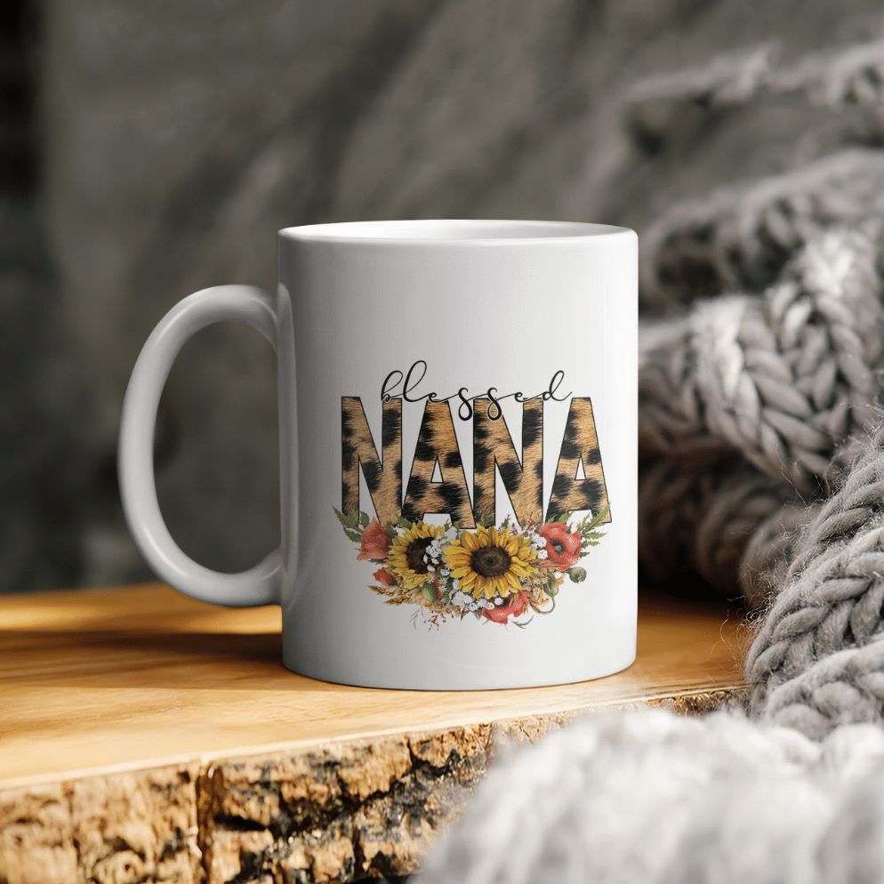 Grandma Blessed Nana Ceramic Coffee Mug