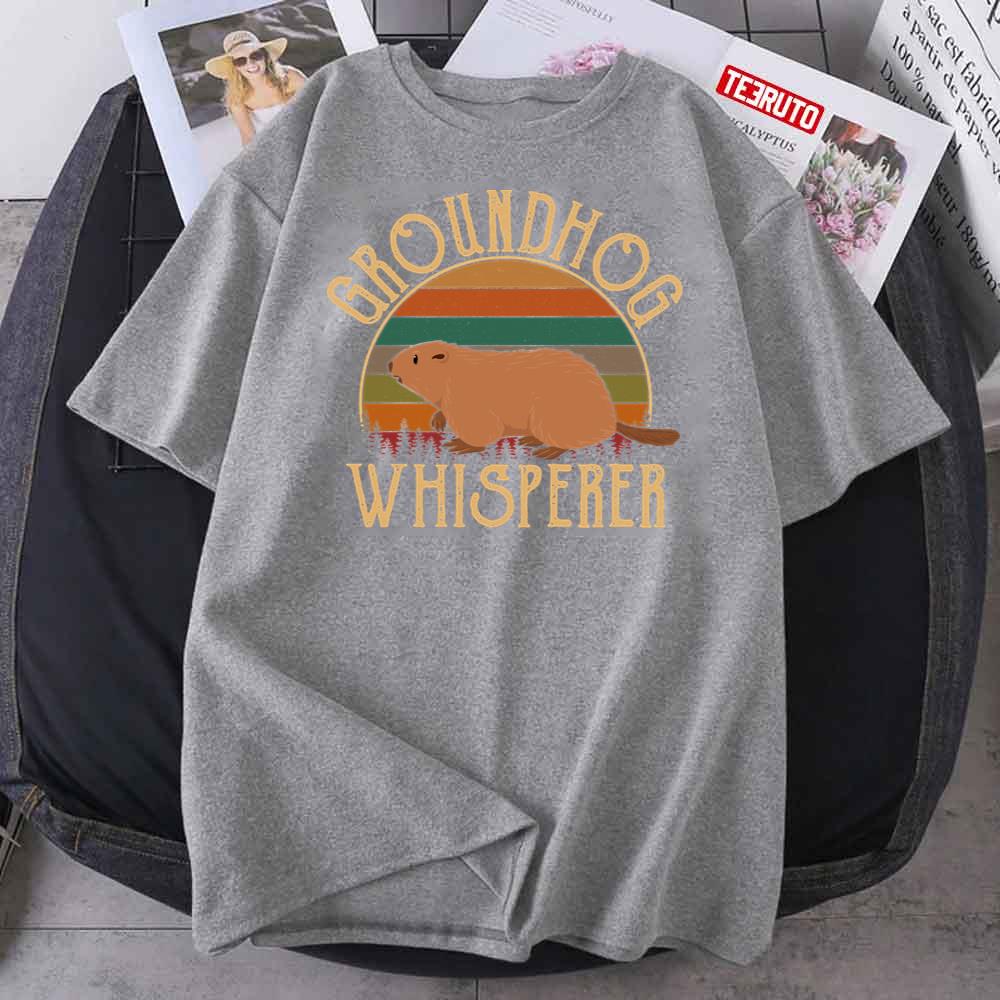 Groundhog Whisperer Vinatge Unisex T-Shirt