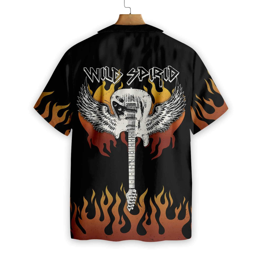 Guitar Wild Spirit Hawaiian Shirt