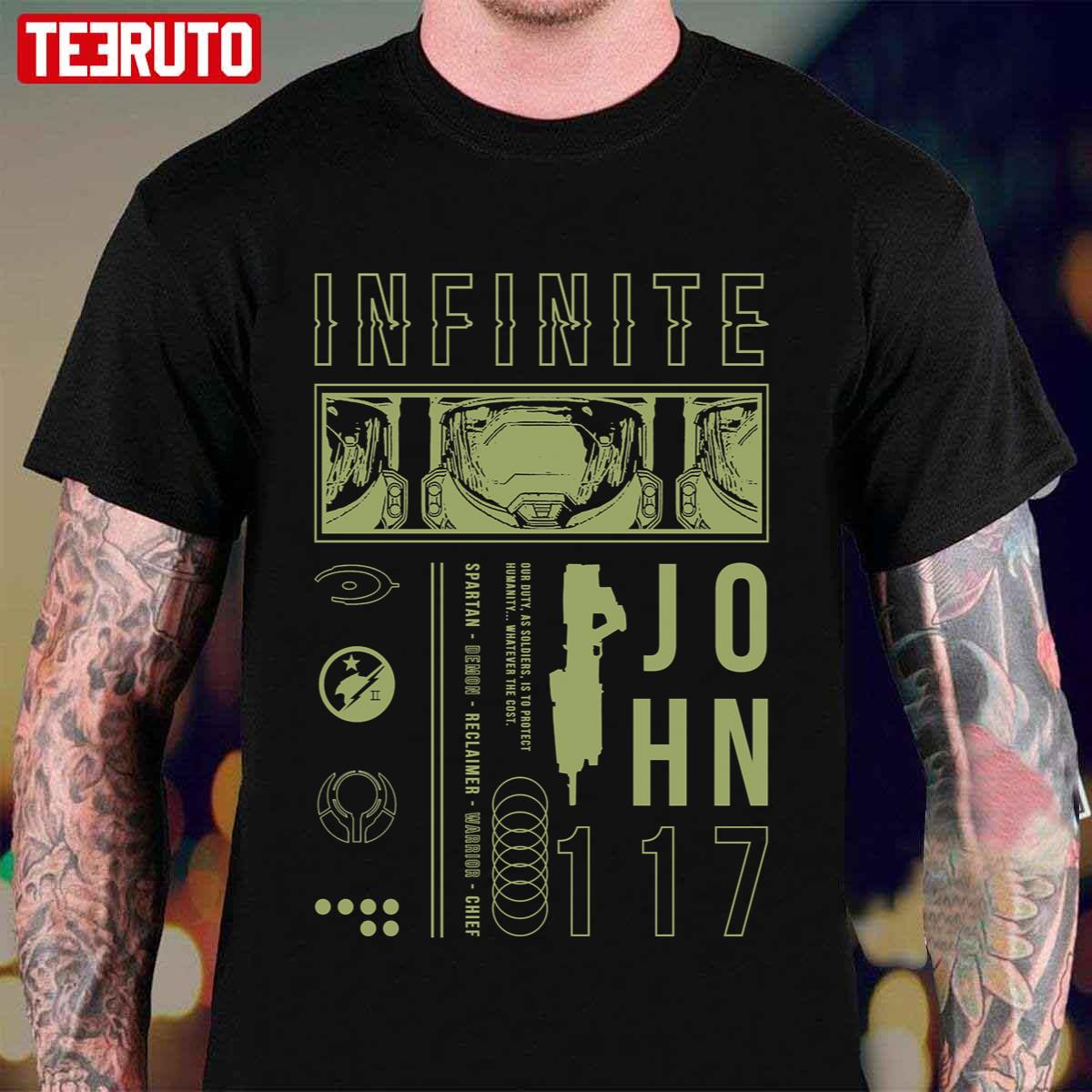 Halo Infinite Master Chief Aesthetic Unisex T-Shirt