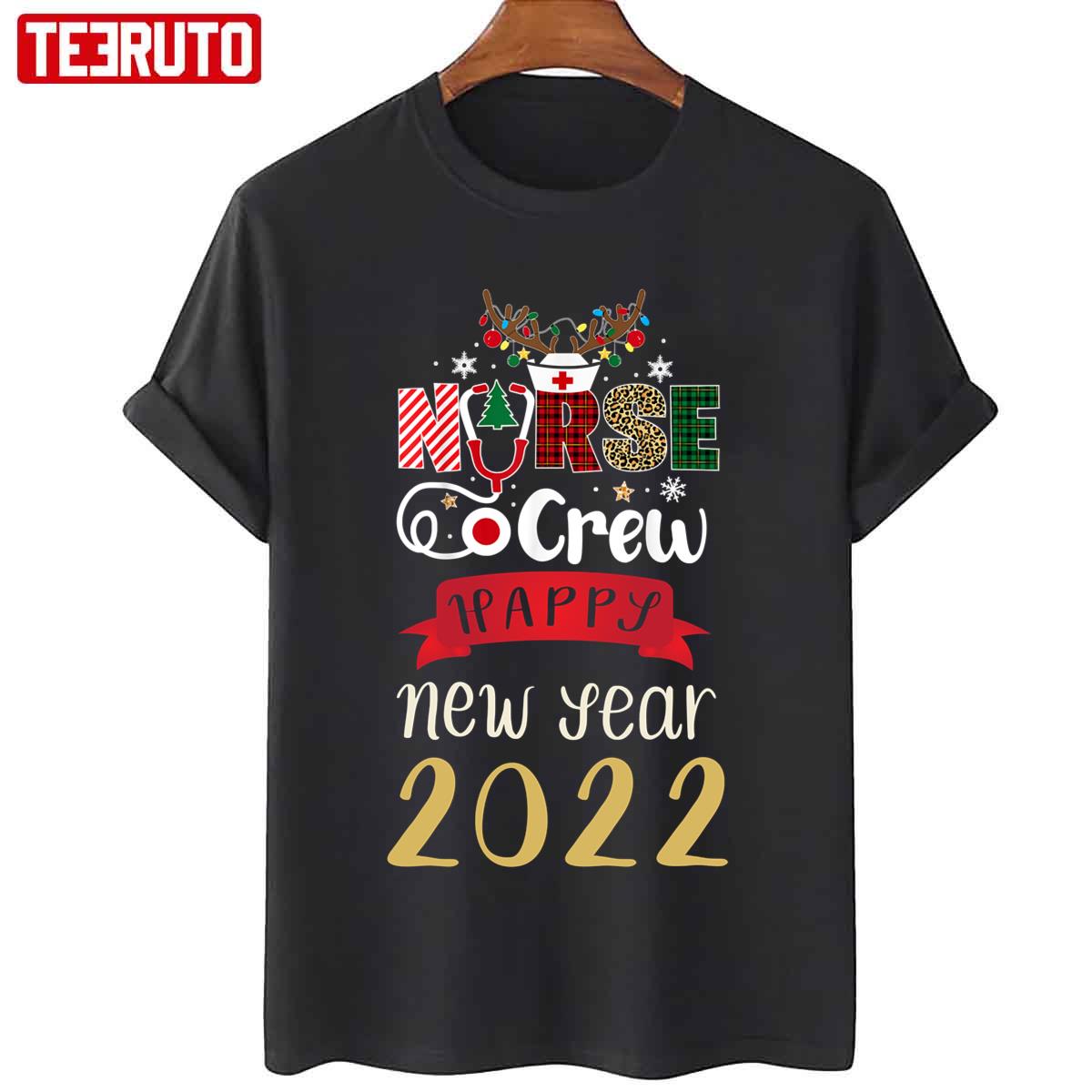Happy New Year Nurse Crew 2022 Unisex Sweatshirt