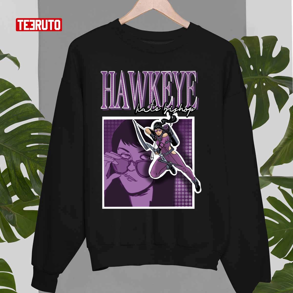 Hawkeye Kate Bishop Vintage Style Purple Unisex Sweatshirt