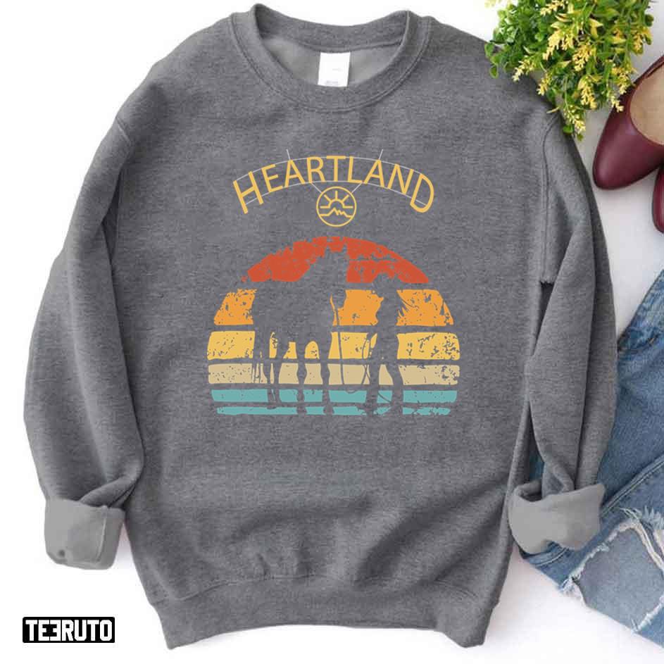 Heartland Valentines Day Vintage Ranch Alberta Unisex Sweatshirt