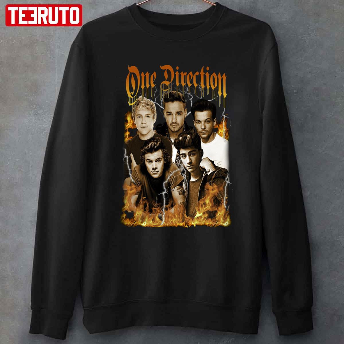 Heavy Metal Direction One Direction Bootleg Vintage 90s Unisex T-Shirt