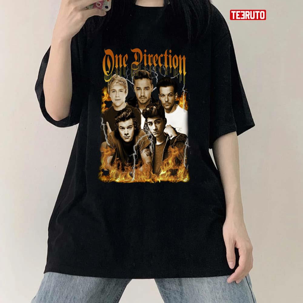 Retro Music Shirt Heavy Metal One Direction Classic Sweatshirt 1D Merch Vintage 1D Sweatshirt 1D Shirt