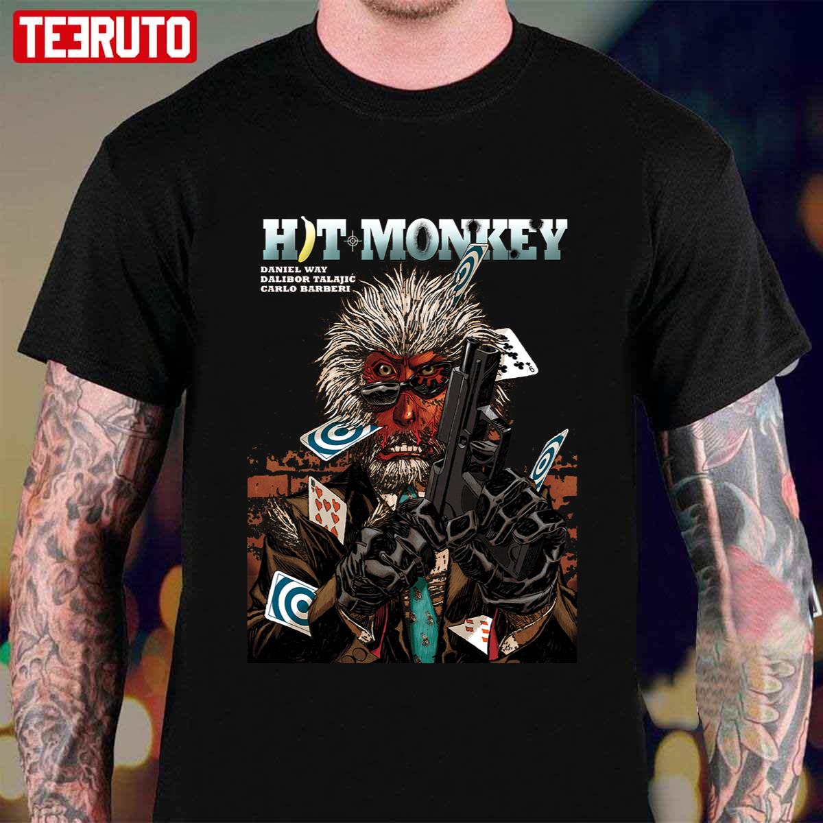 Hit Monkey Bullets & Bananas Unisex T-Shirt