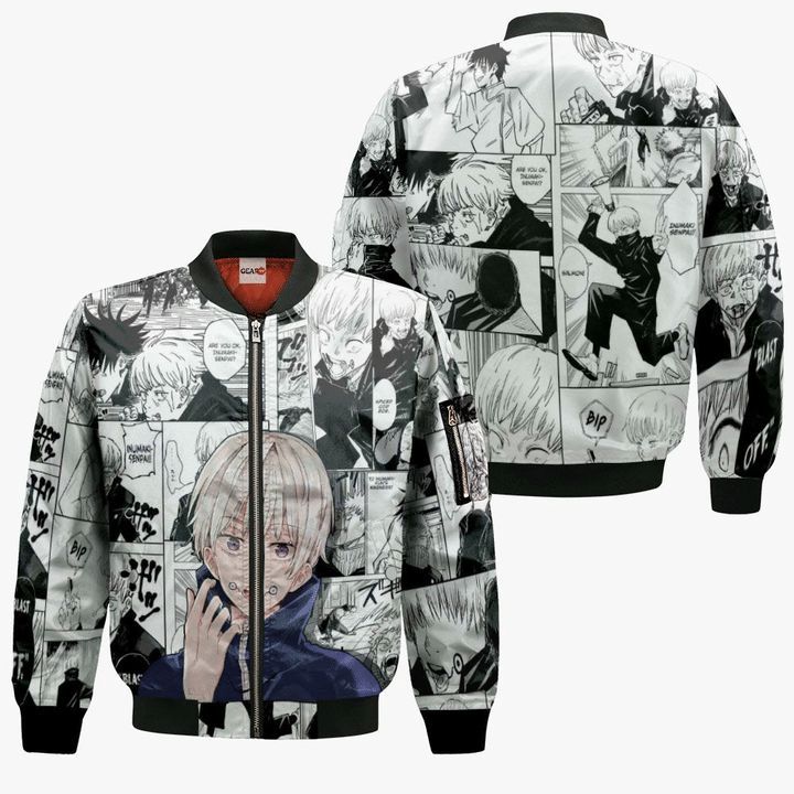 Inumaki Toge Anime Manga Jujutsu Kaisen Bomber Jacket